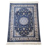 Persian Navy Bedside Carpet - size: 120x90 CM