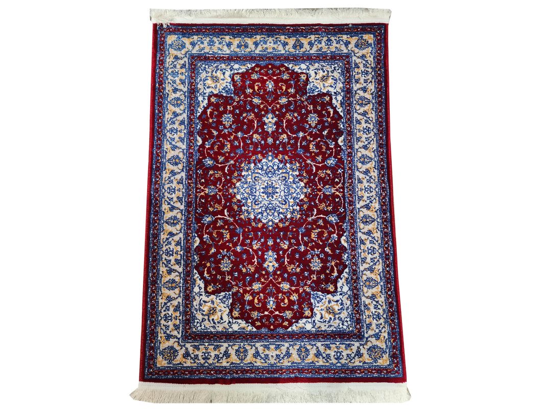 Persian Red Bedside Carpet - size: 120x80 CM