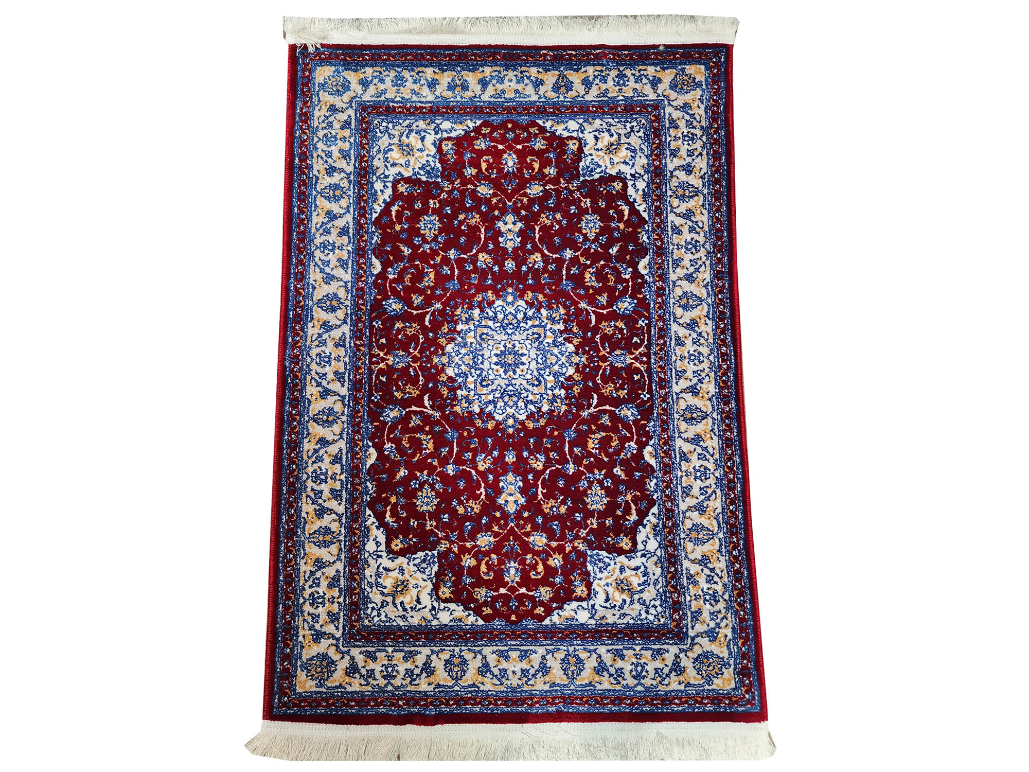 Nain-Red_120x80 1 Persian Red Bedside Carpet - size: 120x80 CM