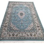 Fine Blue Persian Kashan Carpet – 300 x 200 cm