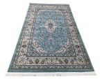 Fine Blue Persian Kashan Carpet – 300 x 200 cm - Image 2