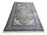 Gorgeous Green Persian Kashan Carpet – 300 x 200 cm