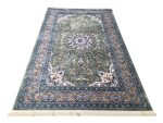 Gorgeous Green Persian Kashan Carpet – 300 x 200 cm - Image 2