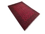 Gorgeous Red Afghan Bukhara Design Carpet 246x167 CM - Image 3