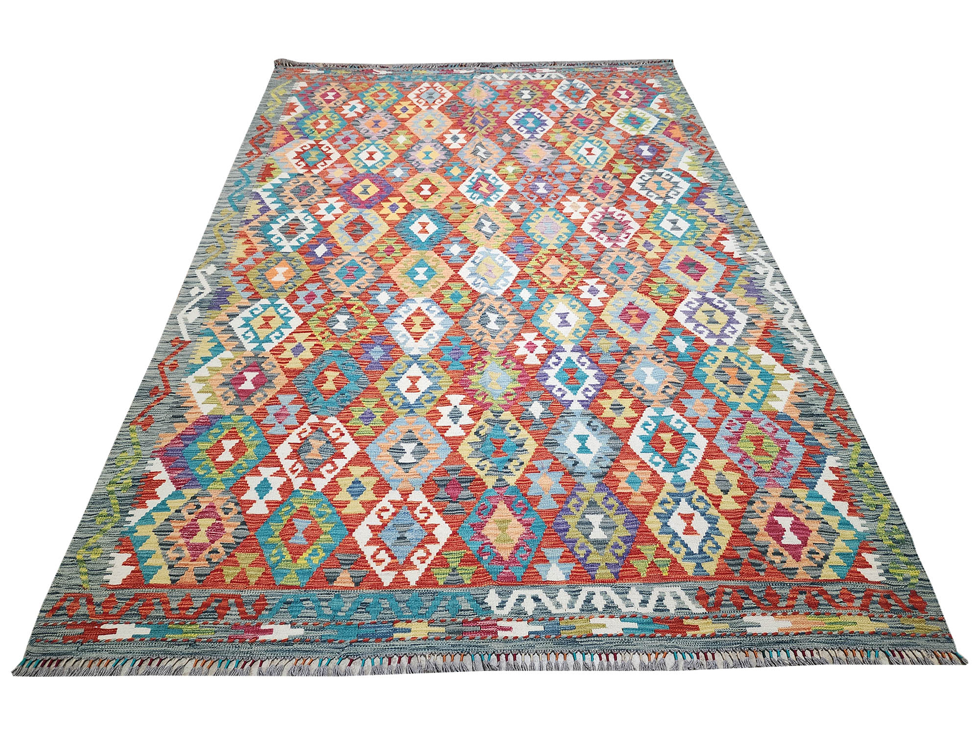 Afghan Choubi kilim, SIze: 292x206cm