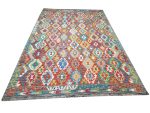 Gorgeous Afghan Choubi Kilim – Wool Rug - 292 x 206 cm - Image 3