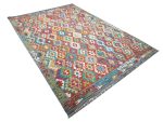 Gorgeous Afghan Choubi Kilim – Wool Rug - 292 x 206 cm - Image 4