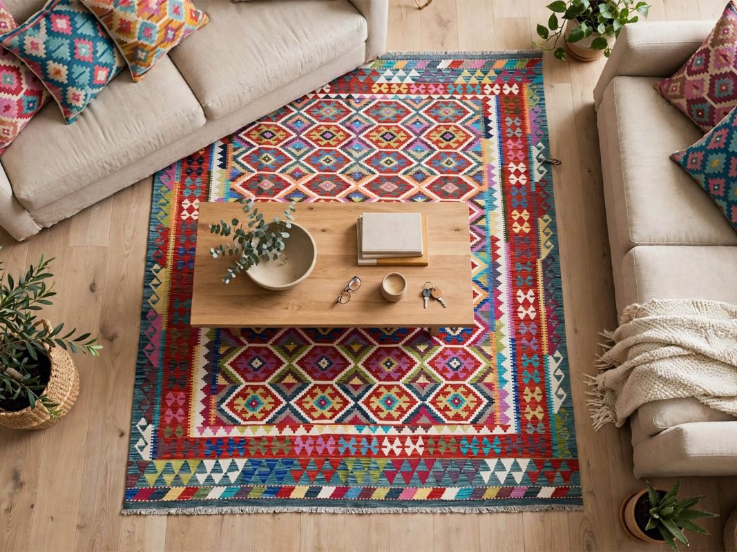 Afghan Handmade Kilim - size: 297x220
