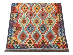 Fine Quality Afghan Handmade Kilim – Choubi Kilim - 129 x 99 cm - Image 3