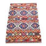 Stunning Afghan Handmade Kilim – Choubi Kilim - 146 X 99 cm