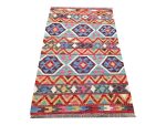 Stunning Afghan Handmade Kilim – Choubi Kilim - 146 X 99 cm - Image 2