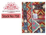 Stunning Afghan Handmade Kilim – Choubi Kilim - 146 X 99 cm - Image 6