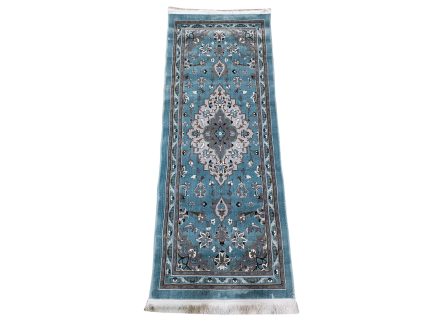 Persian Blue Runner Carpet, Size: 200x80cm