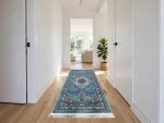 Persian Kashan Design Machine Made Runner Carpet – 200x80cm - Image 2