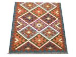 Stunning Afghan Handmade Kilim – Choubi Kilim - 140 x 97 cm - Image 3