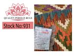 Stunning Afghan Handmade Kilim – Choubi Kilim - 140 x 97 cm - Image 6