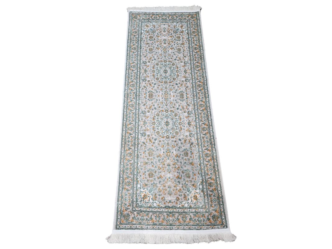 2 Meter Beige Green Runner