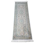 2 Meter Beige Green Runner
