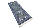Persian Green Nain Design Machine Made Runner Carpet – 200x80cm - Image 4