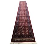 Incredible Maroon Persian design Kashan Carpet runner –  600 x 80 cm