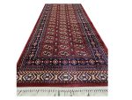Incredible Maroon Persian design Kashan Carpet runner –  600 x 80 cm - Image 4