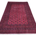 3x2meter Red Afghan Handmade Carpet