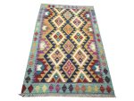 Fine Afghan Handmade Kilim – Maimana Kilim - 151 x 101 cm - Image 2