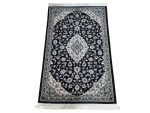 Navy Persian Kashan Carpet - Size: 180x120cm