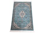 Blue Persian Kashan Carpet - Size: 180 x 120 CM