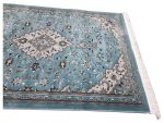 Blue Kashan Persian Carpet 180x120cm – Machine Made Rug - Image 5