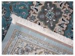Blue Persian Kashan Carpet - Size: 180 x 120 CM