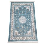 Persian Sky Blue COlor Rug - size: 180x120 cm