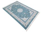 Beautiful Nain Persian Light Blue Carpet 180x120cm - Image 4