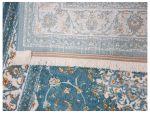 Persian Sky Blue COlor Rug - size: 180x120 cm
