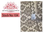 Fine Afghan Handmade Natural Kilim – Rug - 149 x 99 cm - Image 6