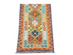 Stunning Afghan Handmade Kilim – choubi Kilim - 189 x 72 cm - Image 3