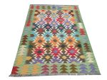 Gorgeous Afghan Handmade Choubi Kilim – Rug - 173 X 119 cm - Image 2