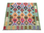 Gorgeous Afghan Handmade Choubi Kilim – Rug - 173 X 119 cm - Image 3