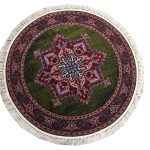 Green IVAN Persian Carpet 150 X 150cm– Round rug