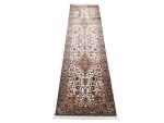 Beige cream Persian design Kashan Carpet –  300x80 cm - Image 2