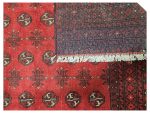 3x2meter Red Afghan Handmade Carpet