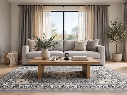 Grey PErsian Carpet - size: 300x240