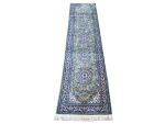 Green Persian Runner Rug 300x80cm – Traditional Floral Design - Image 3