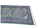 Green Persian Runner Rug 300x80cm – Traditional Floral Design - Image 4