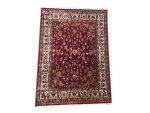 Red & Beige Persian Design Carpet 120x80cm | QPRugs