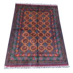 Gorgeous Brown Kunduz Hand-knotted Carpet 182 x 124 cm