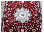 Large Persian Nain Machine Made Carpet – Red 400x300cm - Image 6