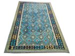 Beautiful Afghan Handmade Choubi Kilim – Rug -259 x 186  cm