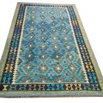 Beautiful Afghan Handmade Choubi Kilim – Rug -259 x 186  cm