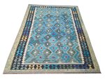 Beautiful Afghan Handmade Choubi Kilim – Rug -259 x 186  cm - Image 2
